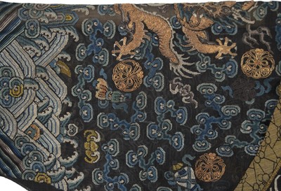 Lot 264 - An embroidered summer formal robe or Chaofu, Chinese, 19th century