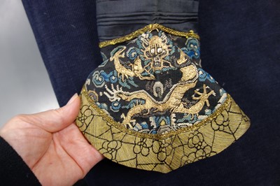 Lot 264 - An embroidered summer formal robe or Chaofu, Chinese, 19th century