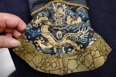 Lot 264 - An embroidered summer formal robe or Chaofu, Chinese, 19th century