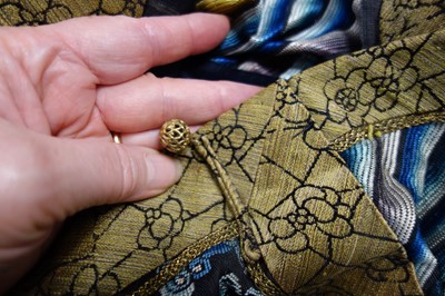 Lot 264 - An embroidered summer formal robe or Chaofu, Chinese, 19th century