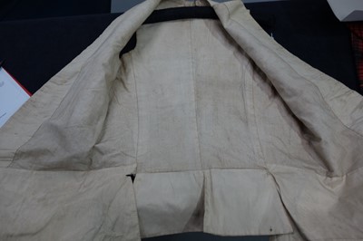 Lot 35 - Three men's embroidered silk waistcoats, late 18th-early 19th century
