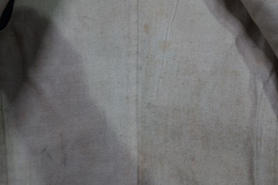 Lot 35 - Three men's embroidered silk waistcoats, late 18th-early 19th century