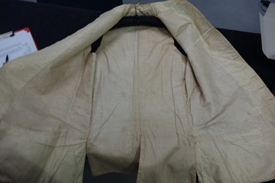 Lot 35 - Three men's embroidered silk waistcoats, late 18th-early 19th century