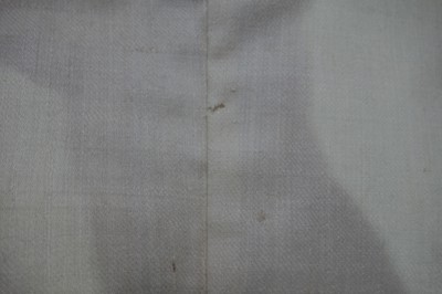 Lot 35 - Three men's embroidered silk waistcoats, late 18th-early 19th century