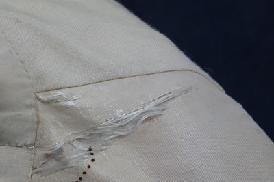 Lot 35 - Three men's embroidered silk waistcoats, late 18th-early 19th century