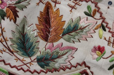 Lot 35 - Three men's embroidered silk waistcoats, late 18th-early 19th century