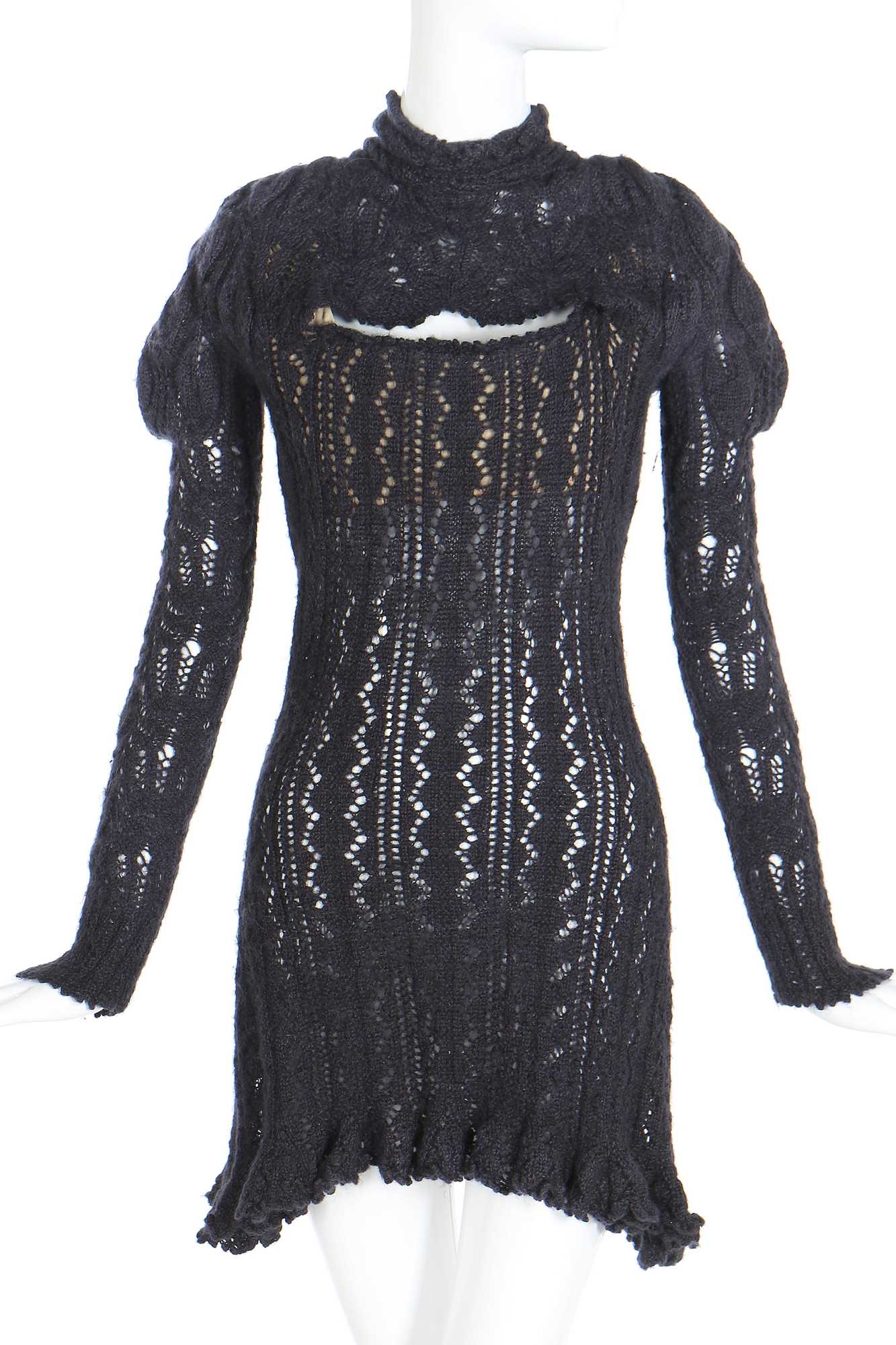 vivienne westwood crochet dress dupe Vivienne Westwood Crochet Dress A Close Up Of Vivienne Westwood's Crochet Dress From The Fall