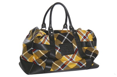 Lot 113 - A Vivienne Westwood tartan overnight bag, 2000s.