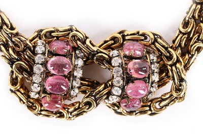 Lot 142 - An Iradj Moini gilt brass knotted choker...