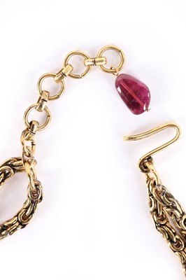 Lot 142 - An Iradj Moini gilt brass knotted choker...