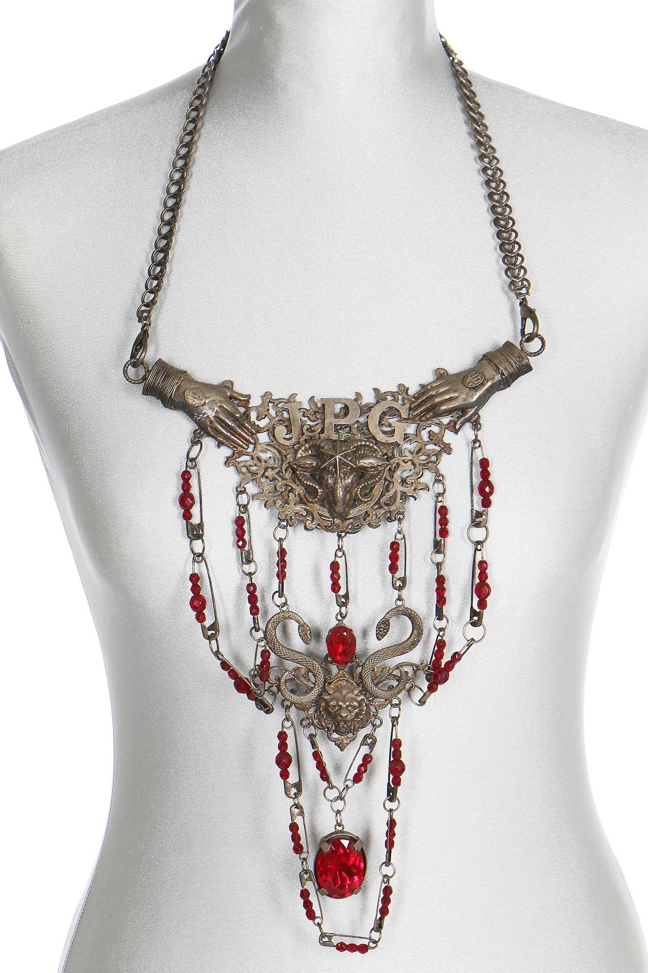 Lot 211 - A Jean-Paul Gaultier plastron necklace, Autumn-Winter 1994-95