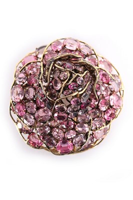 Lot 143 - A pair of Iradj Moini flower-shaped earrings...