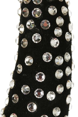 Lot 233 - A Vivienne Westwood felt hat with Swarovski crystal-covered horns, 2008