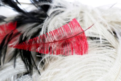 Lot 233 - A Vivienne Westwood felt hat with Swarovski crystal-covered horns, 2008