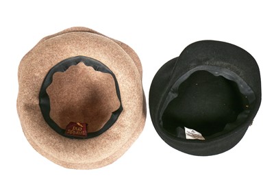 Lot 234 - A World's End Classics brown felted wool 'Punkature' hat, late 1990s
