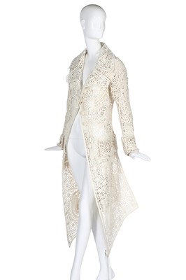 Lot 152 - A Christian Dior by John Galliano haute couture soutache braid frock-coat, model 'Marquis de Botanique', 'A Poetic Tribute to the Marchesa Casati', Spring-Summer 1998