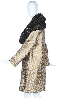 Lot 163 - A Dries Van Noten brocaded coat, 2010s