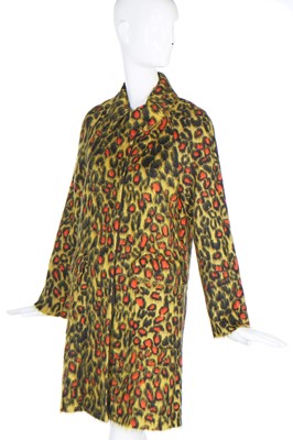 Lot 159 - A Louis Vuitton leopard-spotted coat of knitted wool-mohair, Autumn-Winter 2015
