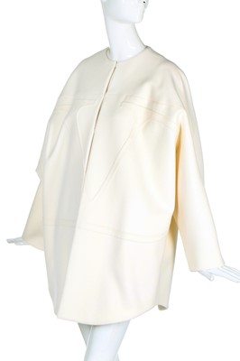 Lot 155 - A Valentino white wool-cashmere coat, probably Resort 2020