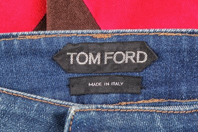 Lot 173 - A Tom Ford patchwork denim skirt, Autumn-Winter 2015