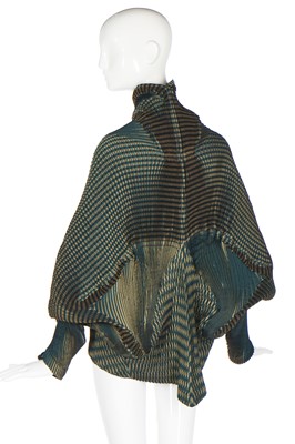 Lot 166 - A good Issey Miyake by Yoshiyuki Miyamae spiral-pleated polyester jacket, Autumn-Winter 2016