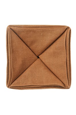 Lot 132 - An Hermès canvas cushioned dog bed, modern