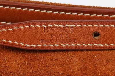 Lot 131 - An Hermès suede and leather belt-bag, 2000