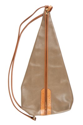 Lot 131 - An Hermès suede and leather belt-bag, 2000