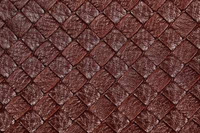 Lot 133 - A Bottega Veneta woven brown leather bag, modern