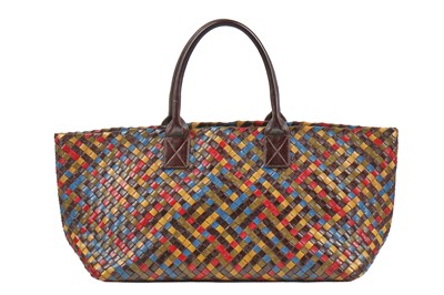 Lot 135 - A Bottega Veneta woven leather bag, modern