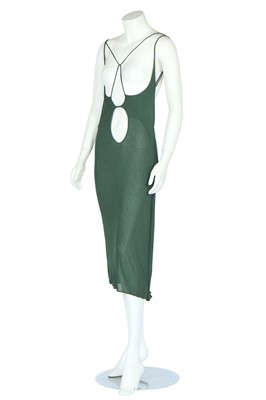 Lot 162 - A John Galliano bias-cut viscose dress, 'Honcho Woman' collection, Spring-Summer 1991