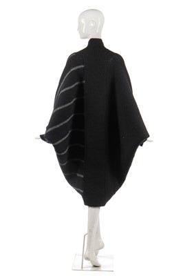 Lot 338 - A good Issey Miyake knitted wool cocoon-shaped coat, Autumn-Winter 1983-84