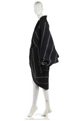 Lot 338 - A good Issey Miyake knitted wool cocoon-shaped coat, Autumn-Winter 1983-84
