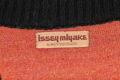 Lot 338 - A good Issey Miyake knitted wool cocoon-shaped coat, Autumn-Winter 1983-84