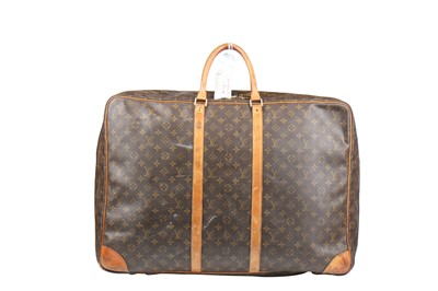 Lot 6 - A Louis Vuitton monogrammed canvas and leather suitcase, medium