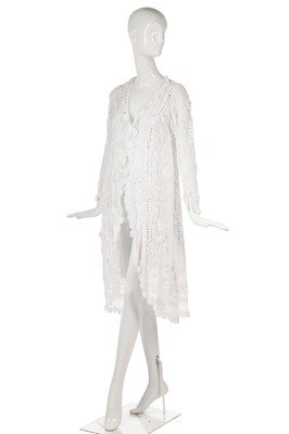 Lot 223 - An Irish crochet coat, circa 1910