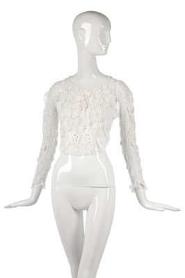 Lot 225 - Two Irish crochet blouses and a bolero, circa 1910