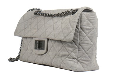 Lot 5 - A rare Chanel XXL 2.55 bag, Spring-Summer 2010