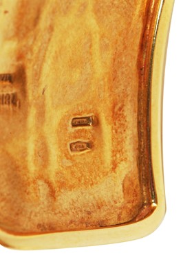 Lot 49 - A Gucci 18K gold cuff-bracelet, 1980s