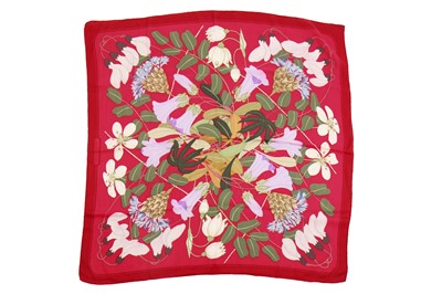Lot 88 - An Hermès silk-cashmere blend scarf, modern