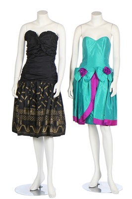 Lot 238 - A large group of mostly beaded cocktail wear, mainly 1980s