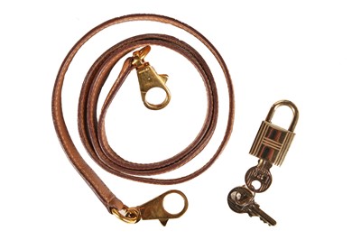 Lot 67 - An Hermès cognac graine calf leather Kelly 35, 1993
