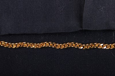 Lot 31 - A Chanel navy wool double-breasted blazer, probably late 1980s