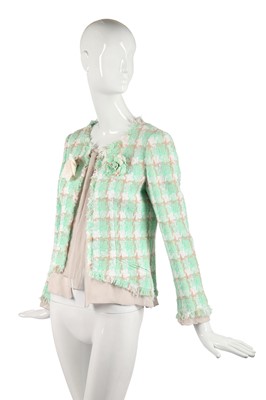 Lot 30 - A Chanel cotton-blend tweed jacket, 2000s