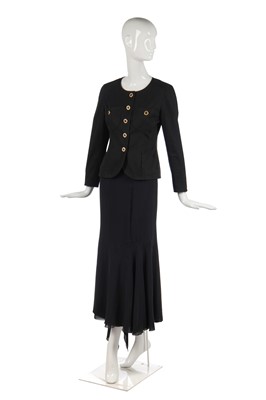 Lot 24 - A Chanel ivory bouclé wool jacket, 1990s
