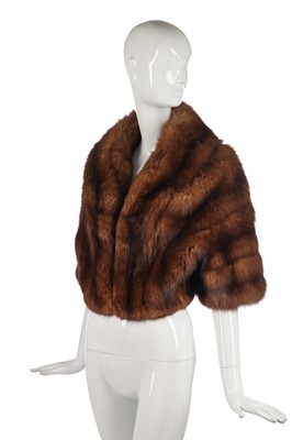 Lot 89 - A Sable fur bolero, probably 1980s-90s