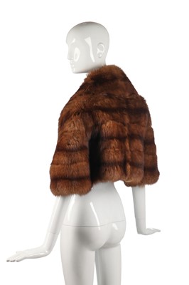 Lot 89 - A Sable fur bolero, probably 1980s-90s