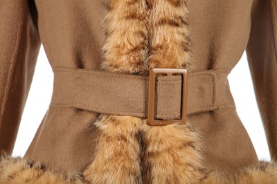 Lot 96 - A Valentino tan wool-cashmere blend jacket, modern