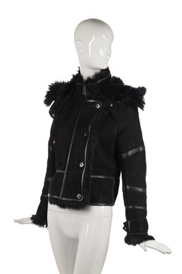 Lot 93 - A brown mink bomber jacket, modern