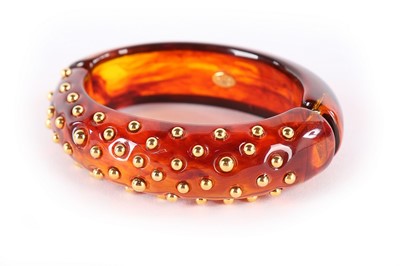 Lot 149 - Two pairs of Kenneth Jay Lane resin 'shell'...